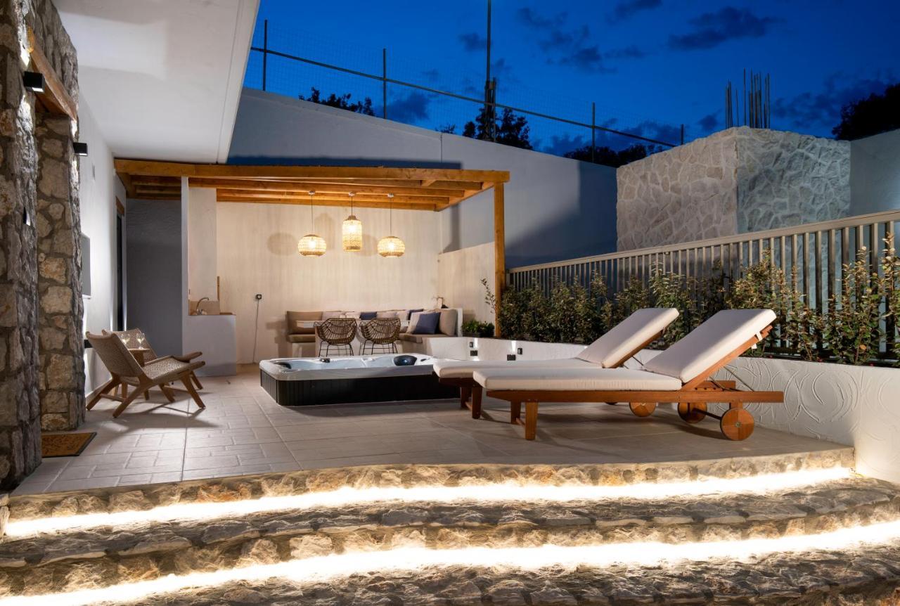Lithos Luxury Villa Арханґелос Екстер'єр фото