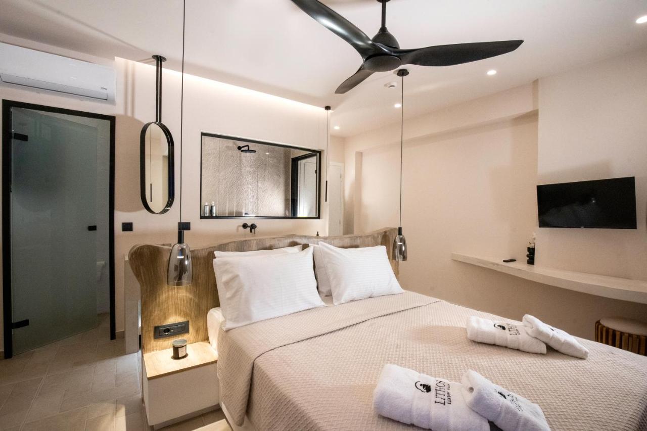 Lithos Luxury Villa Арханґелос Екстер'єр фото