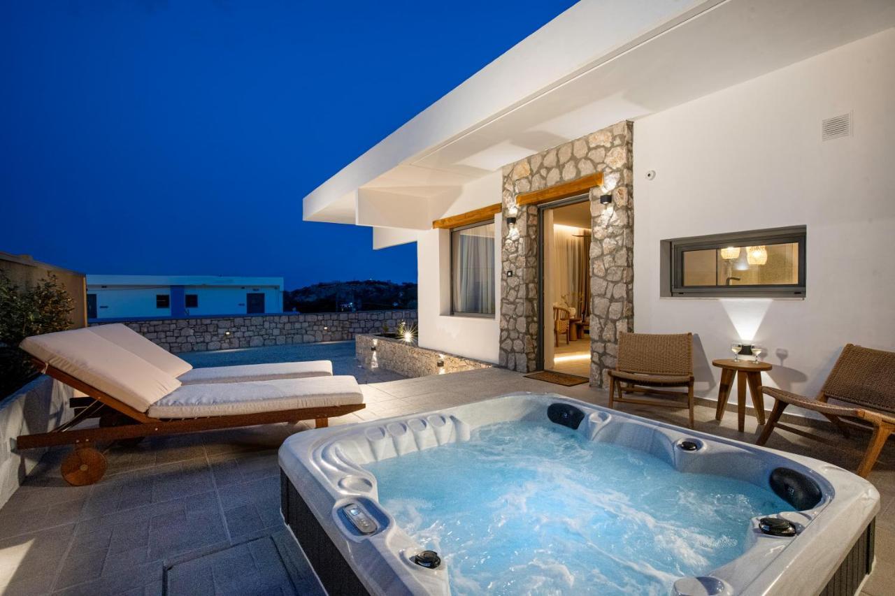 Lithos Luxury Villa Арханґелос Екстер'єр фото