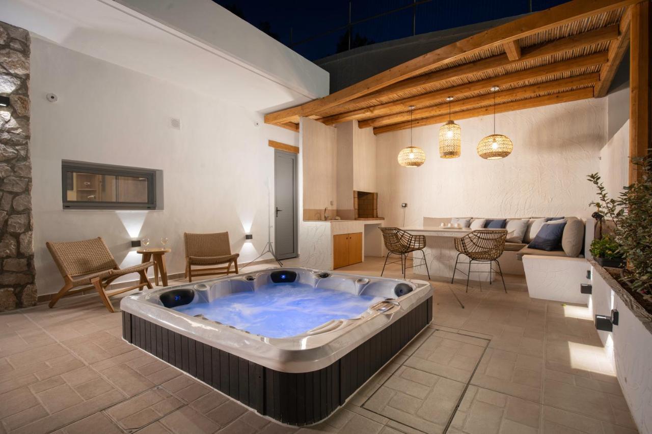 Lithos Luxury Villa Арханґелос Екстер'єр фото