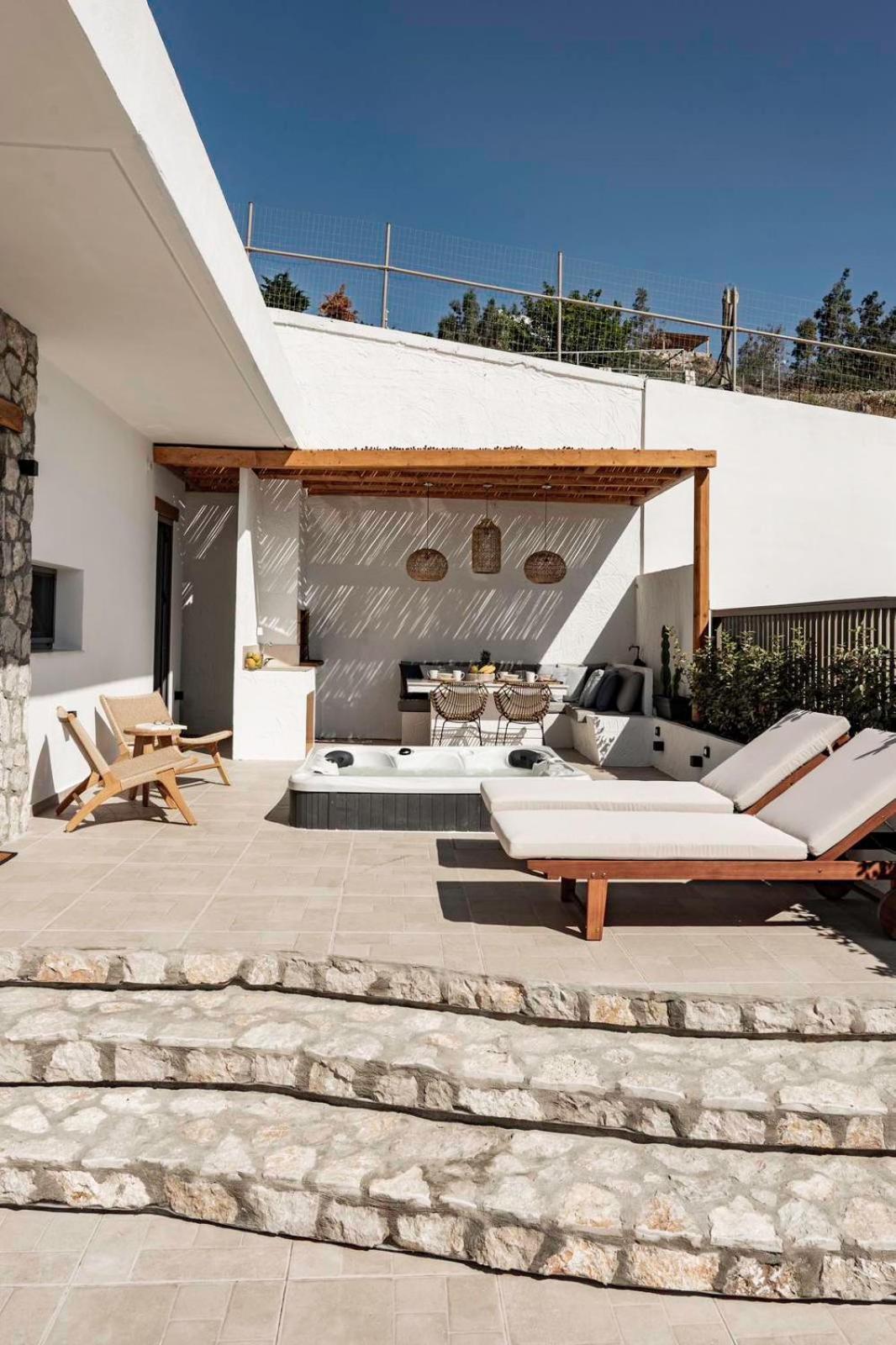 Lithos Luxury Villa Арханґелос Екстер'єр фото